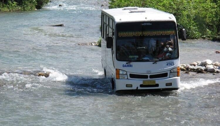 Bus DAMRI yang melayani masyarakat NTB.